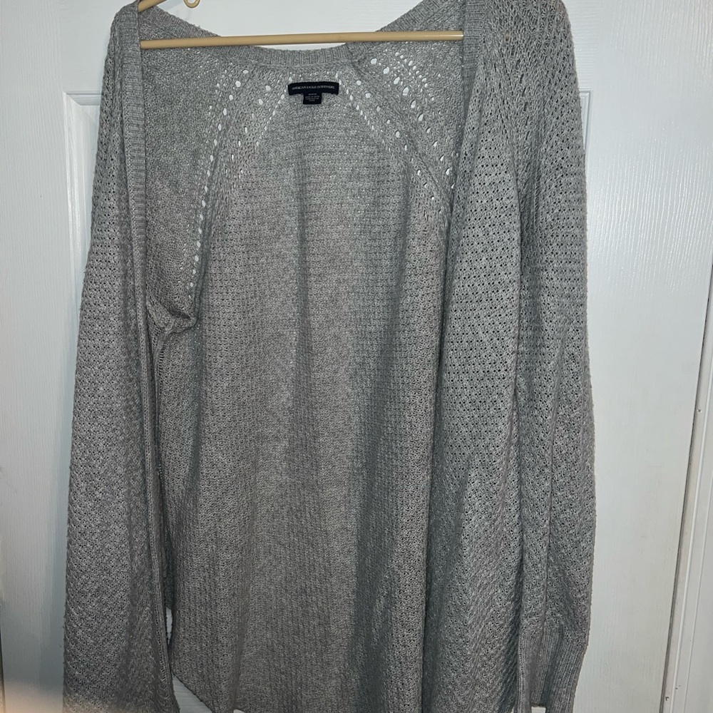American Eagle Gray Cardigan